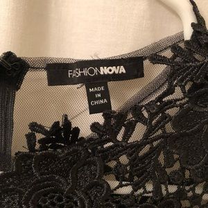 Fashion nova see through jumpsuit